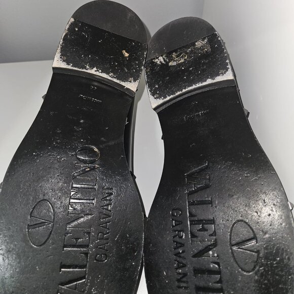 Valentino Garavani Derby Rockstud Mens Size 44 - Picture 7 of 8